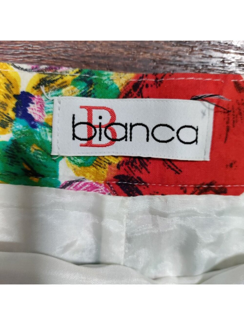 Bianca Floral Twee skirt M Pleated A-Line Floral Modesty Boho Prairie Vintage - Picture 3 of 11